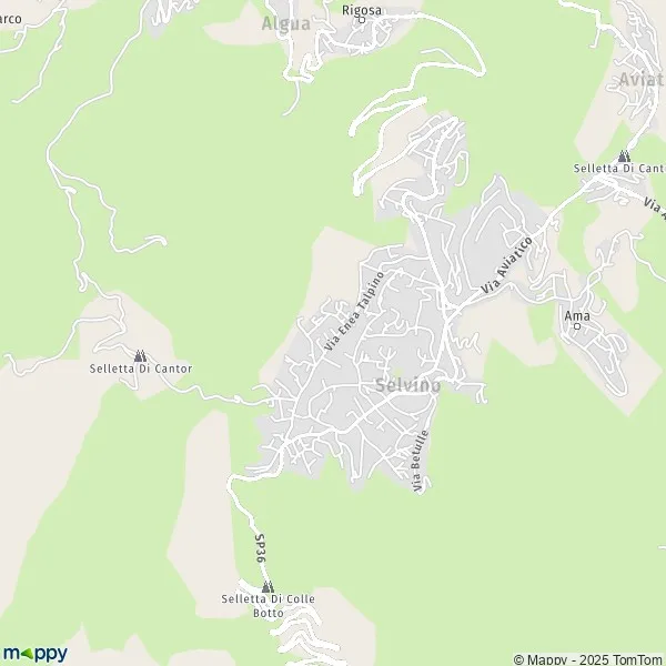 La carte pour la ville de Selvino 24020