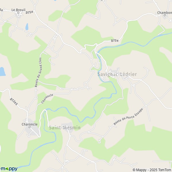 Carte Veaupeytourie, 24270 Saint-Mesmin