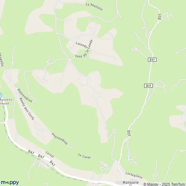 Carte Calais, 24580 Fleurac