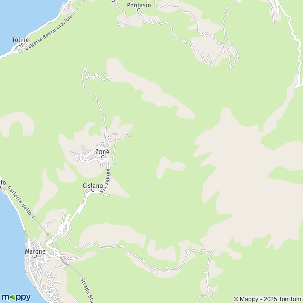 La carte pour la ville de Zone 25050