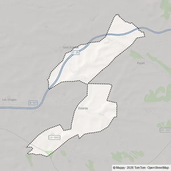 Plan Estaràs : carte de Estaràs (25214) et infos pratiques