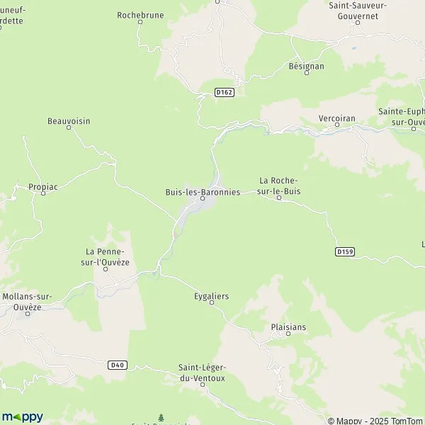 Plan BuislesBaronnies carte de BuislesBaronnies (26170) et infos