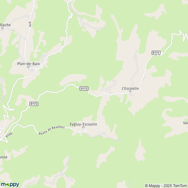 La carte pour la ville de Eygluy-Escoulin 26400