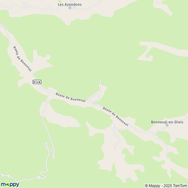 Carte Allex, 26410 Boulc