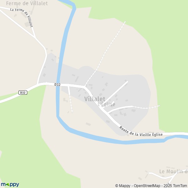 Carte Villalet, 27240 Sylvains-les-Moulins