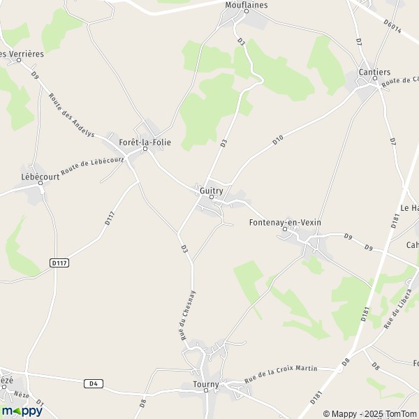 Carte Rue du Val, 27420-27630 Vexin-sur-Epte