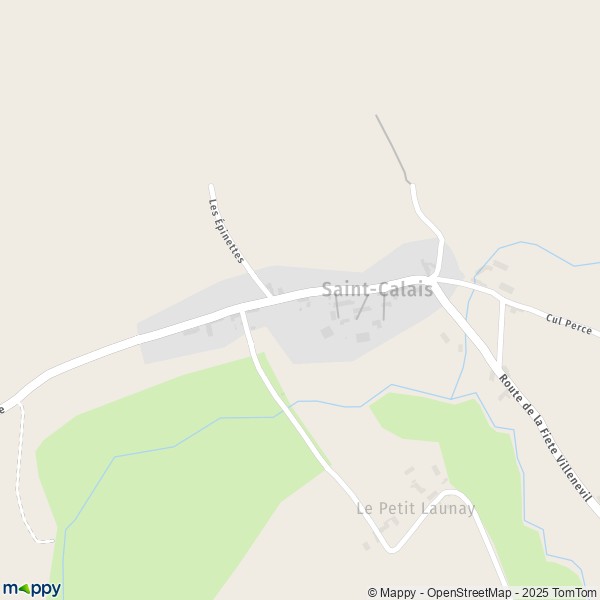 Carte Saint-Calais, 28220 Cloyes-les-Trois-Rivières