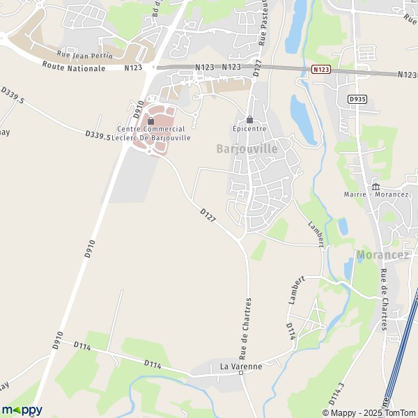 Carte Z.A. de Barjouville, 28600 Luisant