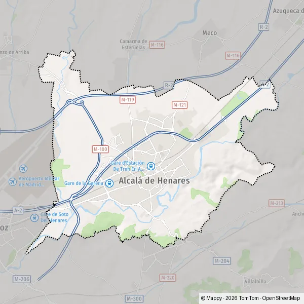 Plan Alcalá de Henares : carte de Alcalá de Henares (28801) et infos ...