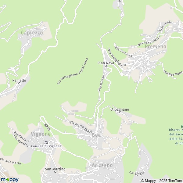 La carte pour la ville de Bee 28813