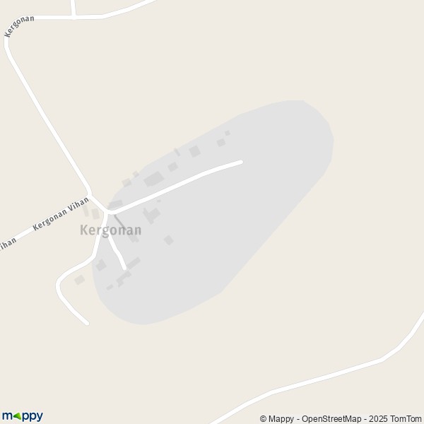 Carte Z.I. de Kergonan, 29200 Brest
