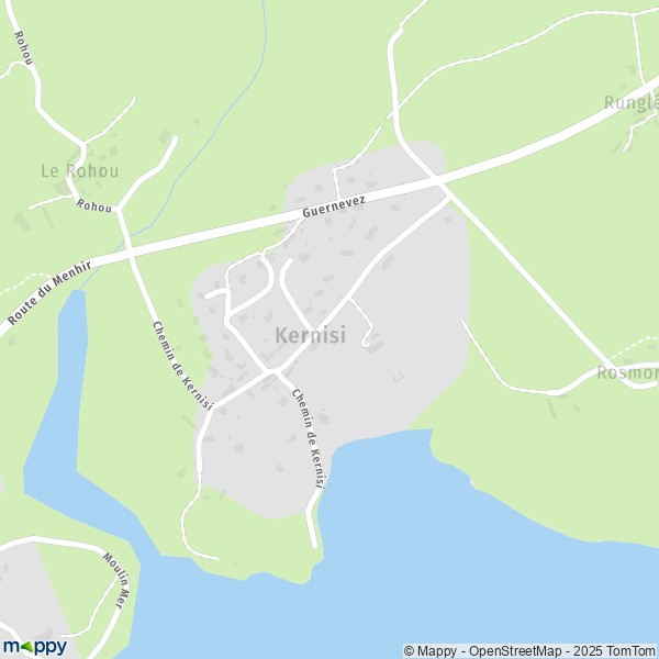 Carte Kernisi, 29460 Logonna-Daoulas