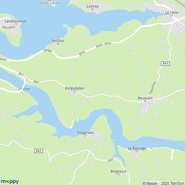 Carte Lin ar Hoz, 29590 Rosnoën