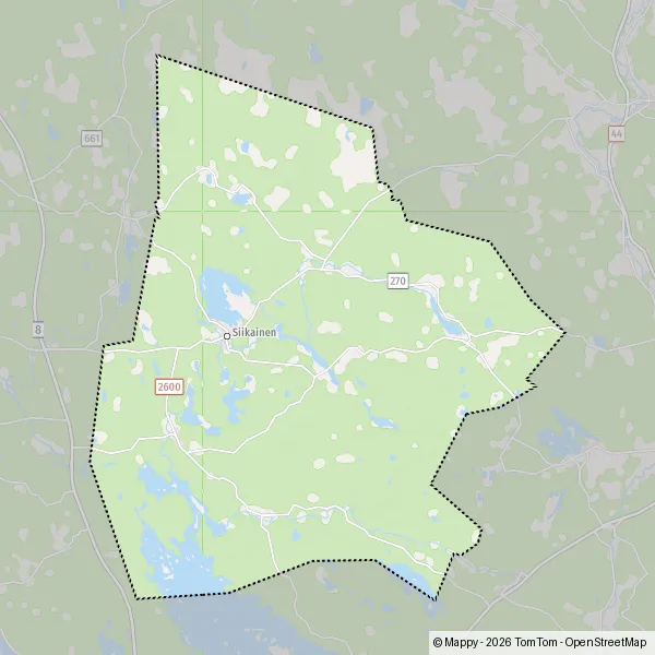 Plan Siikainen : carte de Siikainen (29630) et infos pratiques