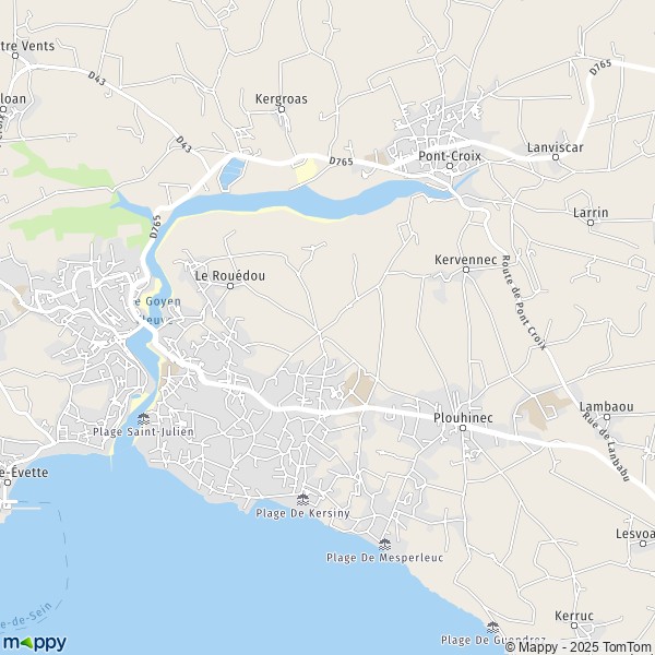 Carte Croix Donnart, 29780 Plouhinec