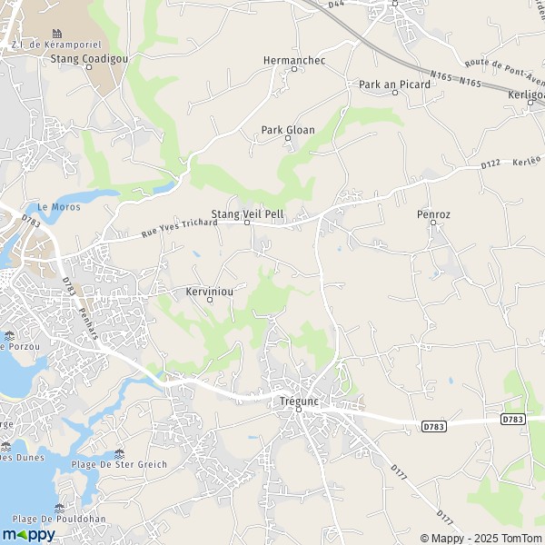 Carte Z.I. de Penhoat, 29860 Plabennec