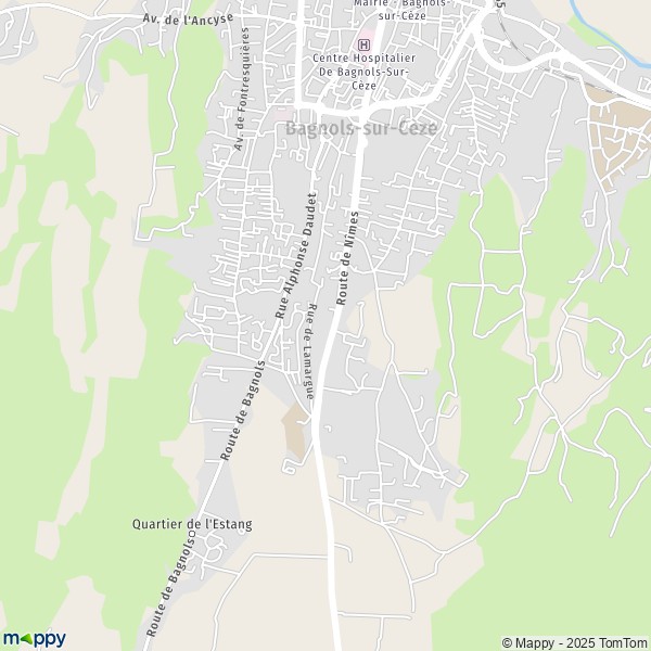 Carte Le Murel, 30200 Bagnols-sur-Cèze