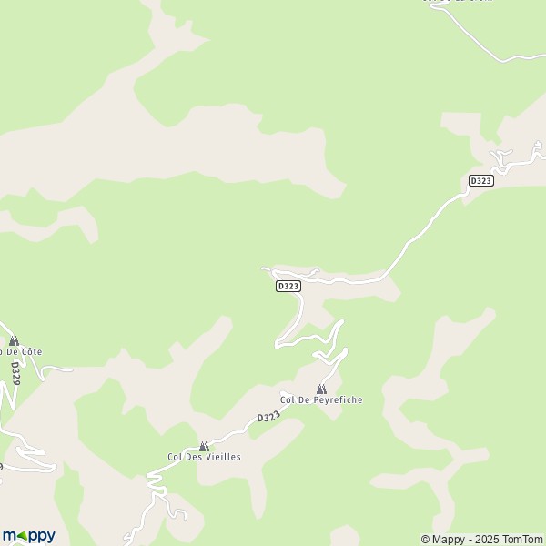 Carte La Valette, 30570 Val-d'Aigoual