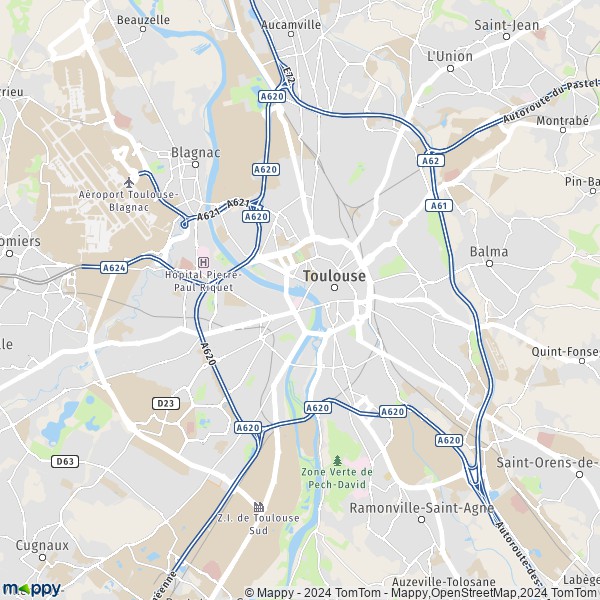 Plan Toulouse Carte De Toulouse 31000 Et Infos Pratiques