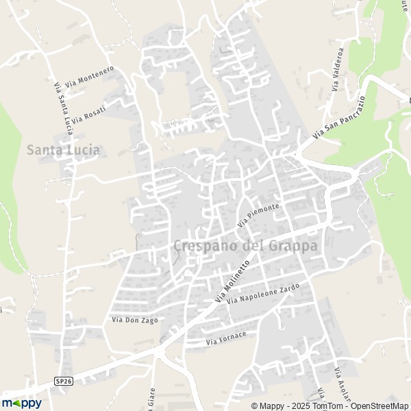 Carte Crespano del Grappa, 31017 Pieve del Grappa