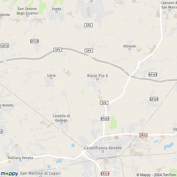 Plan Riese Pio X carte de Riese Pio X (31039) et infos pratiques