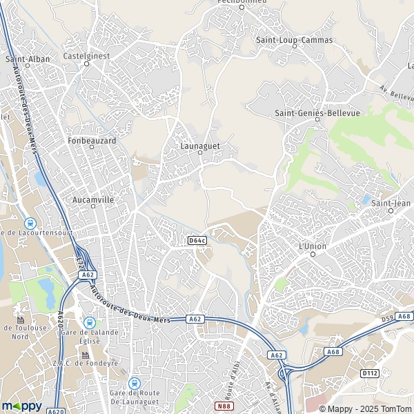 Carte Z.A. de Triasis, 31140 Launaguet