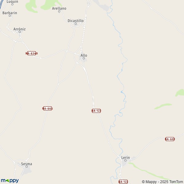 La carte pour la ville de 31262 Allo