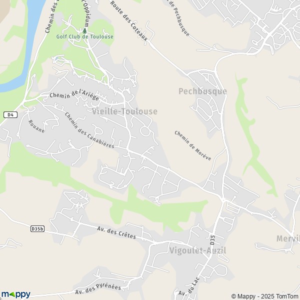 Carte Lespinas, 31320 Vieille-Toulouse