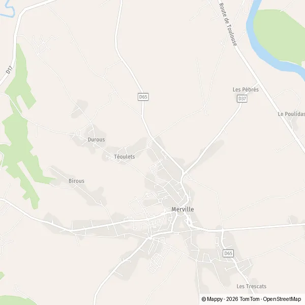 Plan Saint-Jean : carte de Saint-Jean, 31330 Merville et infos pratiques
