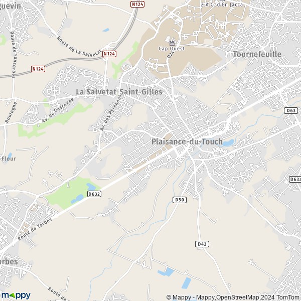 Plan PlaisanceduTouch carte de PlaisanceduTouch (31830) et infos