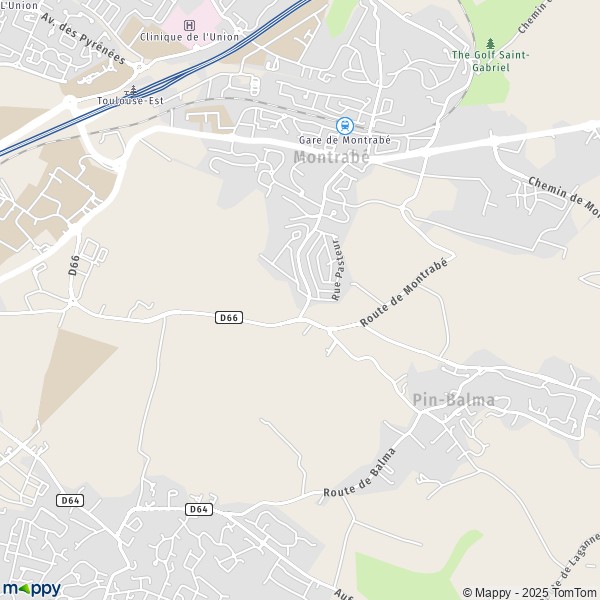 Carte Mireille, 31850 Montrabé