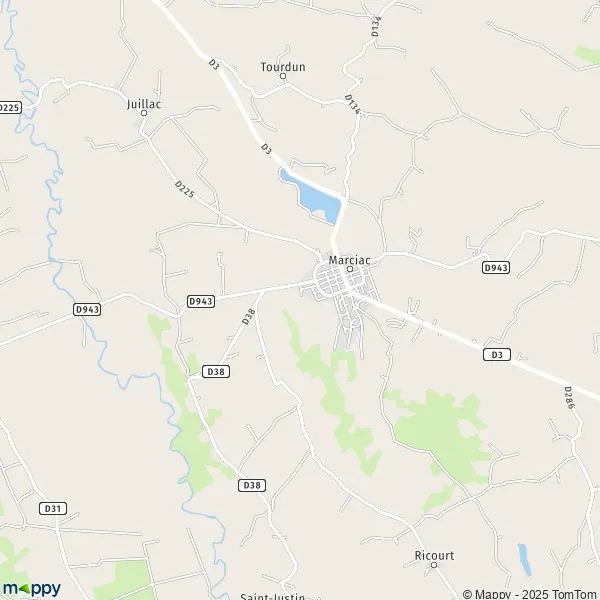 Plan Marciac carte Marciac  32230  infos pratiques