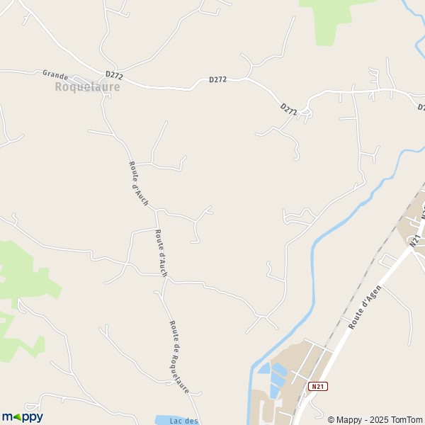 Carte Le Marcon, 32810 Roquelaure
