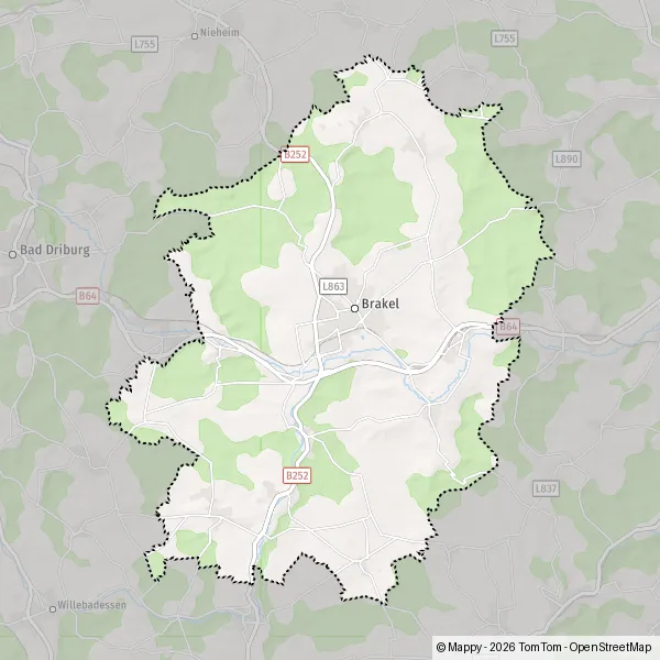Plan Brakel : carte de Brakel (33034) et infos pratiques