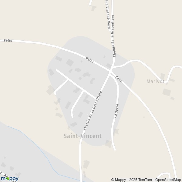 Carte Saint-Vincent, 33430 Bazas