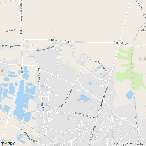 Carte Saint-Denis, 33440 Ambarès-et-Lagrave
