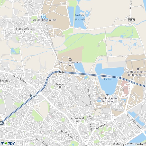Carte Technobruges, 33520 Bruges