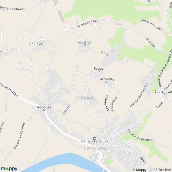 Carte Château Renon, 33550 Tabanac