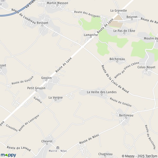 Carte Grand Barrail, 33570 Montagne