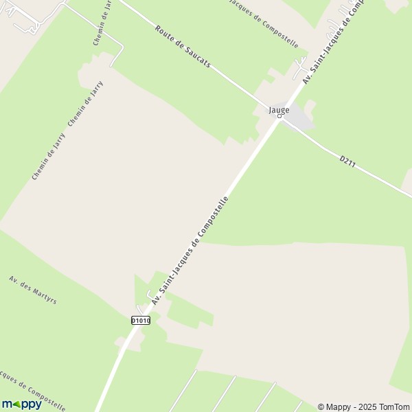 Carte le Jardin de Ceres, 33610 Cestas