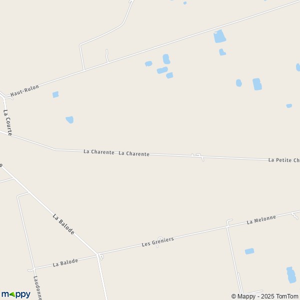 Carte La Charente, 33820 Saint-Ciers-sur-Gironde