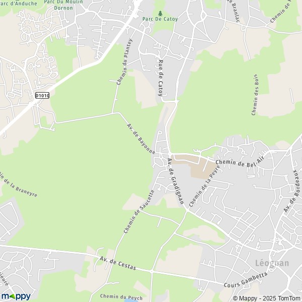 Carte Bel-Air, 33850 Léognan