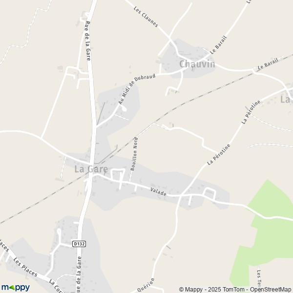 Carte La Gare, 33920 Saint-Christoly-de-Blaye