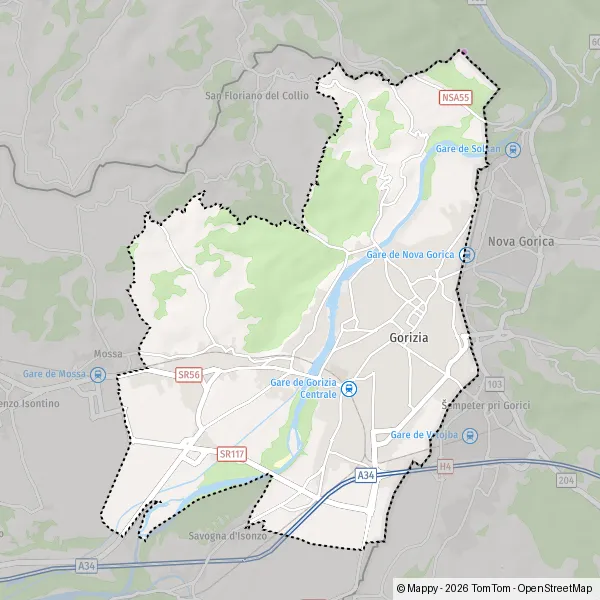 Plan Gorizia : carte de Gorizia (34170) et infos pratiques