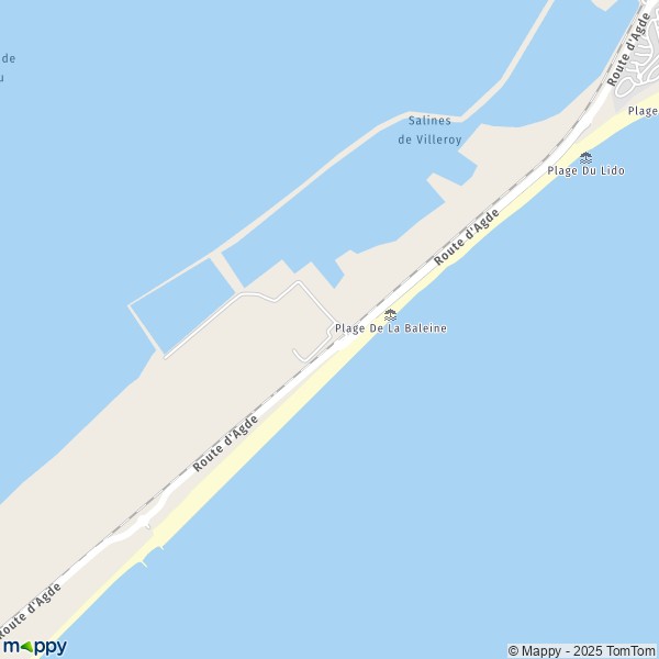 Carte Le Château de Villeroy, 34200 Sète