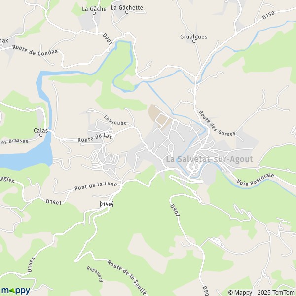 Carte Cité de Marcouls, 34330 La Salvetat-sur-Agout