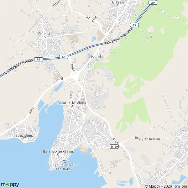 Plan Balaruc Le Vieux Carte De Balaruc Le Vieux Et Infos Pratiques