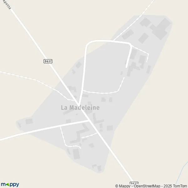 Plan La Madeleine carte de La Madeleine (35190) et infos pratiques