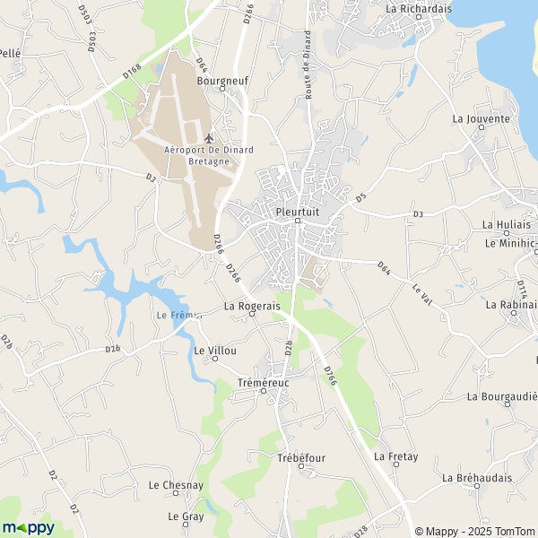 Carte Saint-Jouan, 35730 Pleurtuit