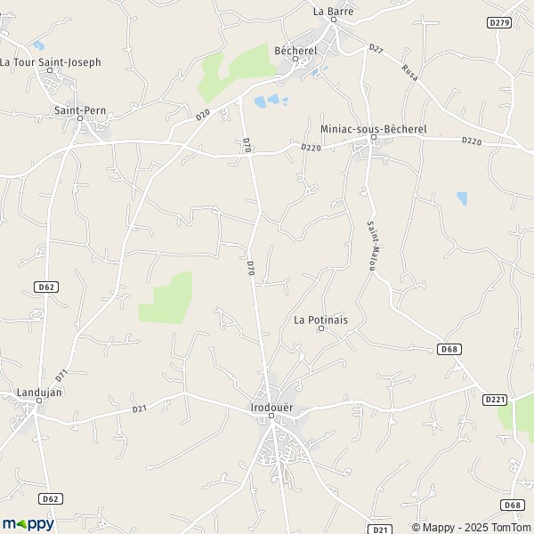 Carte La Boë, 35850 Irodouër